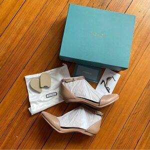 Jocelyn latte Pashion Convertible heels flats 9.5 9 8.5 NIB